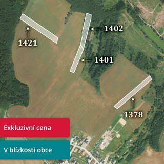 Prodej zemědělské půdy 16 376 m² Krasová