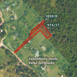 Prodej stavební parcely 275 m² Velké Žernoseky