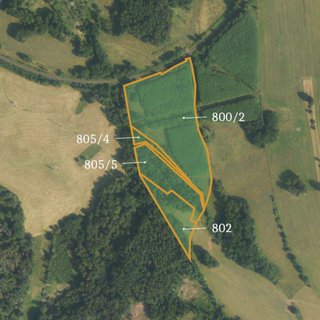 Prodej zemědělské půdy 50 892 m² Česká Kamenice