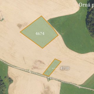 Prodej zemědělské půdy 39 088 m² Krouna