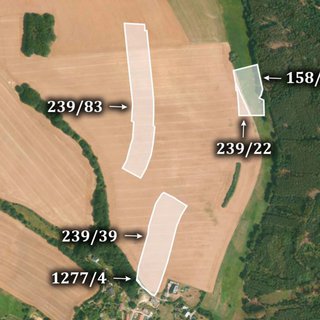 Prodej zemědělské půdy 47 924 m² Líšťany