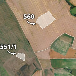 Prodej zemědělské půdy 29 417 m² Radějovice