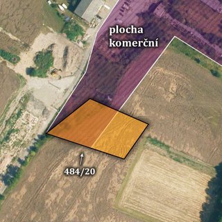 Prodej komerčního pozemku 2 428 m² Pardubice