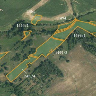 Prodej zemědělské půdy 46 361 m² Hroznatín